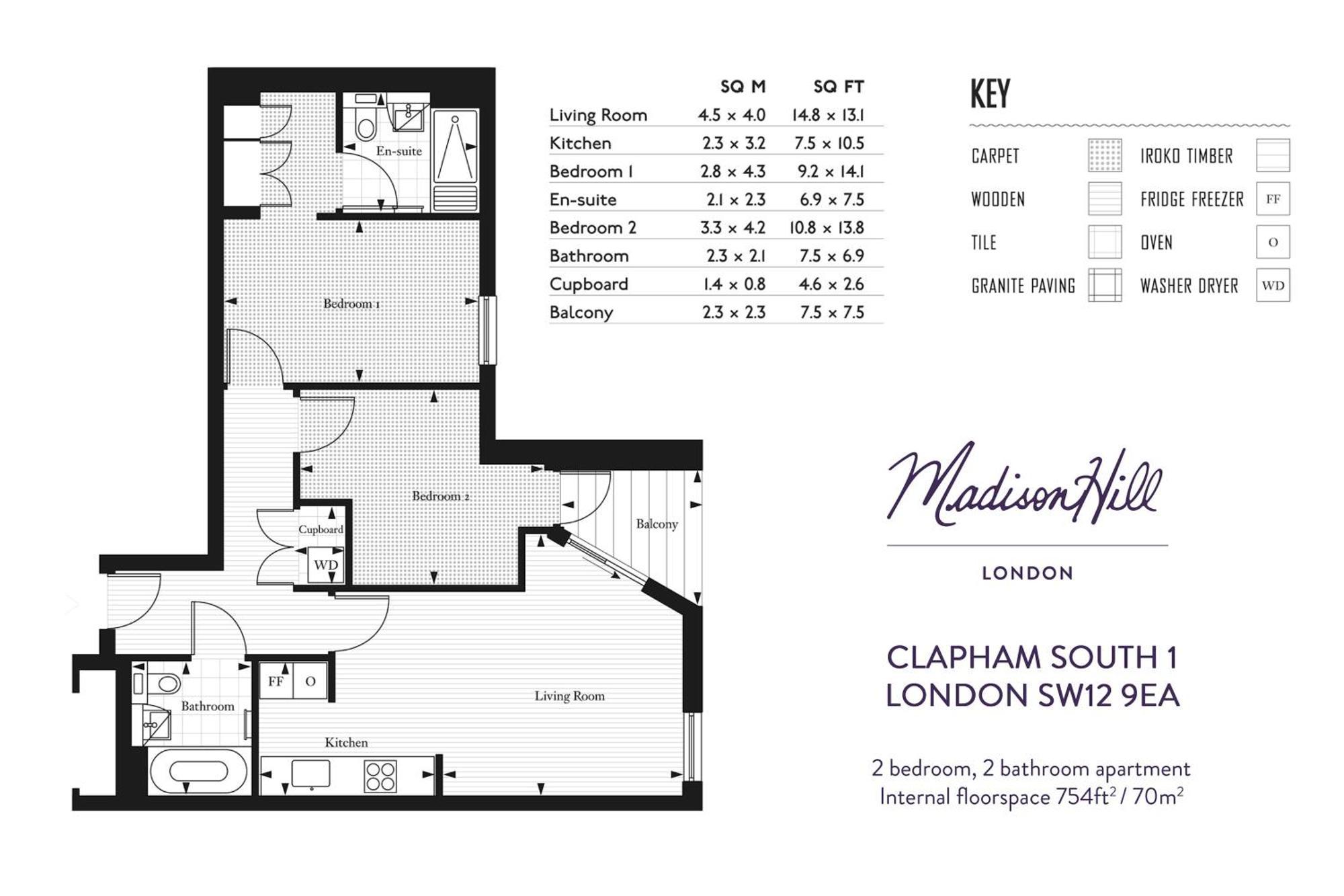 Madison Hill - Clapham South 1 - Two Bedroom Flat Лондон Екстериор снимка